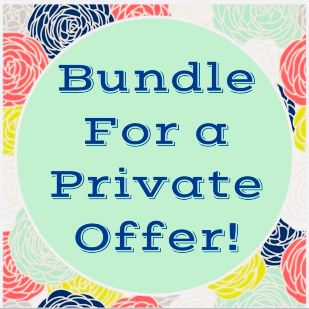 Bundle you items fir ❣️ 50% off ❣️